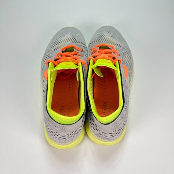Nike Free 5.0 TR Fit 4 Gray Neon Yellow Running Shoes 629496-003 Women’s Size 9 - Picture 6 of 10